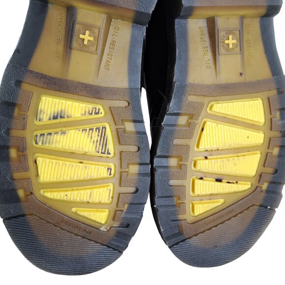 Dr Martens Brown Leather Steel Toe Safety Shoes Size UK 5 Womens 7 Mens 5 Work - Picture 8 of 13